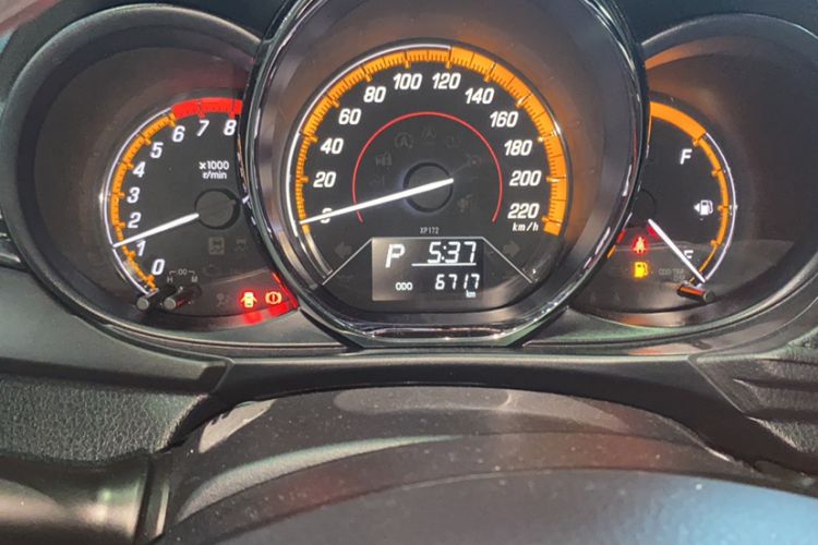 Used Toyota YARiS L Zhi Xuan 2022 X-Trail 1.5L CVT Leading PLUS Edition Odometer Close Up