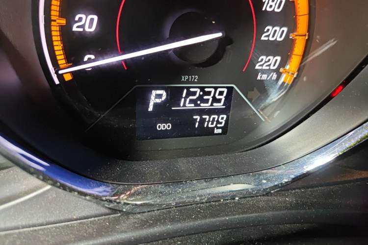 Used Toyota YARiS L Zhi Xuan 2022 X-Trail 1.5L CVT Leading PLUS Edition Odometer Close Up