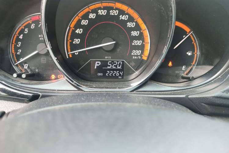 Used Toyota YARiS L Zhi Xuan 2022 X-Trail 1.5L CVT Luxury PLUS Edition Odometer Close Up