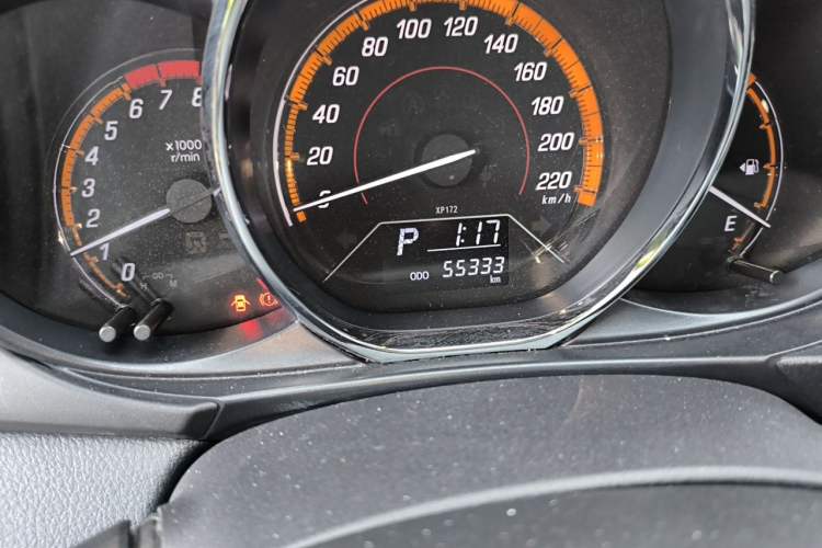 Used Toyota YARiS L Zhi Xuan 2022 X-Trail 1.5L CVT Leading PLUS Edition Odometer Close Up