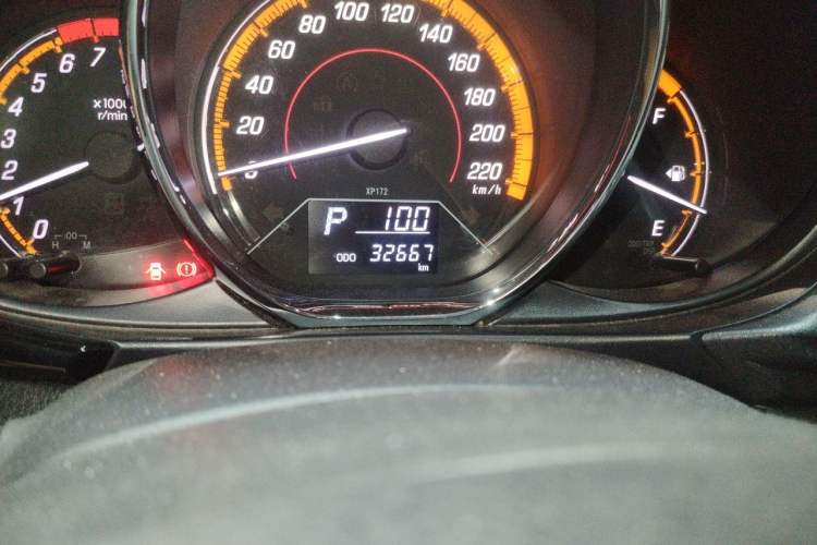 Used Toyota YARiS L Zhi Xuan 2022 X-Trail 1.5L CVT Luxury PLUS Edition Odometer Close Up