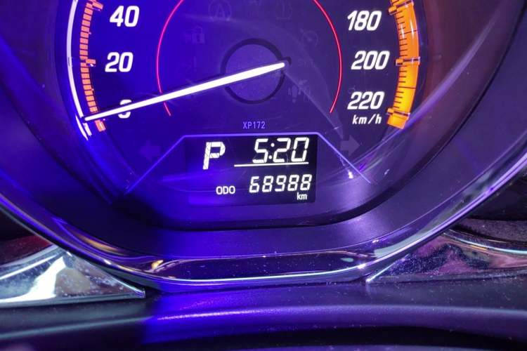 Used Toyota YARiS L Zhi Xuan 2022 1.5L CVT Leading PLUS Edition Odometer Close Up