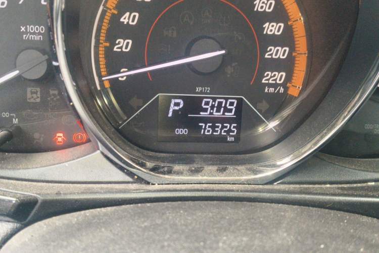 Used Toyota YARiS L Zhi Xuan 2022 X-Trail 1.5L CVT Luxury PLUS Edition Odometer Close Up