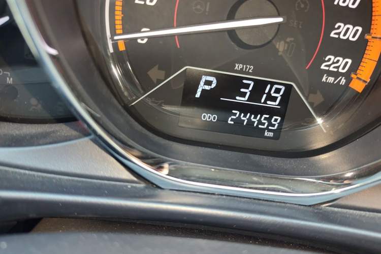 Used Toyota YARiS L Zhi Xuan 2022 X-Trail 1.5L CVT Leading PLUS Edition Odometer Close Up