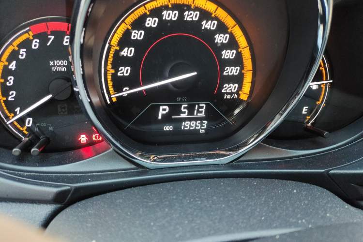 Used Toyota YARiS L Zhi Xuan 2022 1.5L CVT Leading PLUS Edition Odometer Close Up