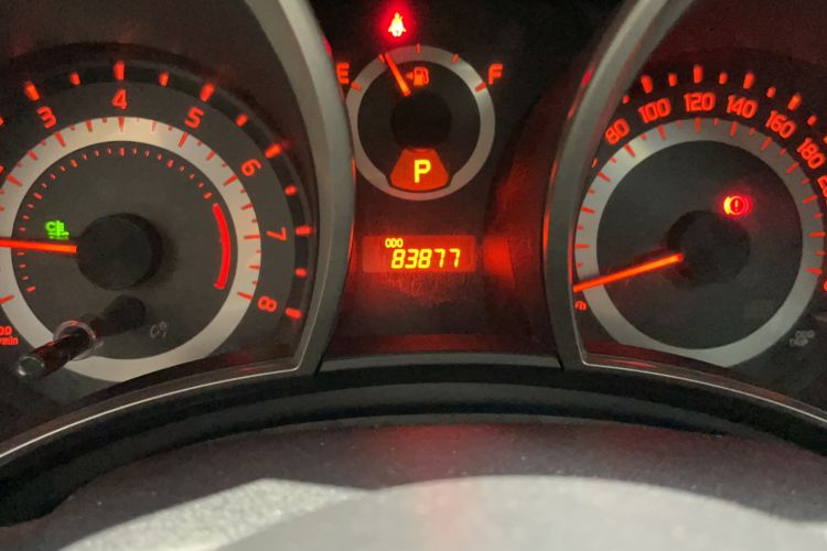 Used Toyota Zelas 2011 2.5L Luxury Edition Odometer Close Up