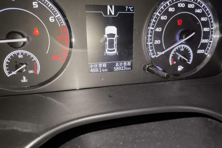 Used TRAUM SEEK 5 2018 1.5T Automatic LingShang Edition Odometer Close Up
