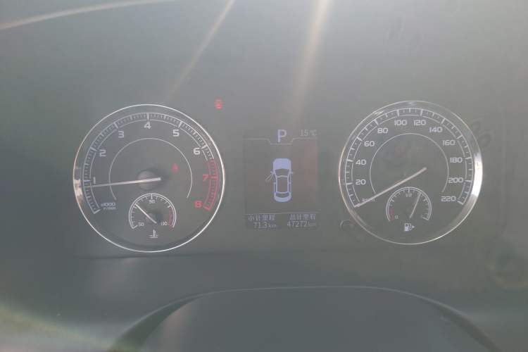 Used TRAUM SEEK 5 2018 1.5T Automatic Lingzhi Edition Instrument Cluster