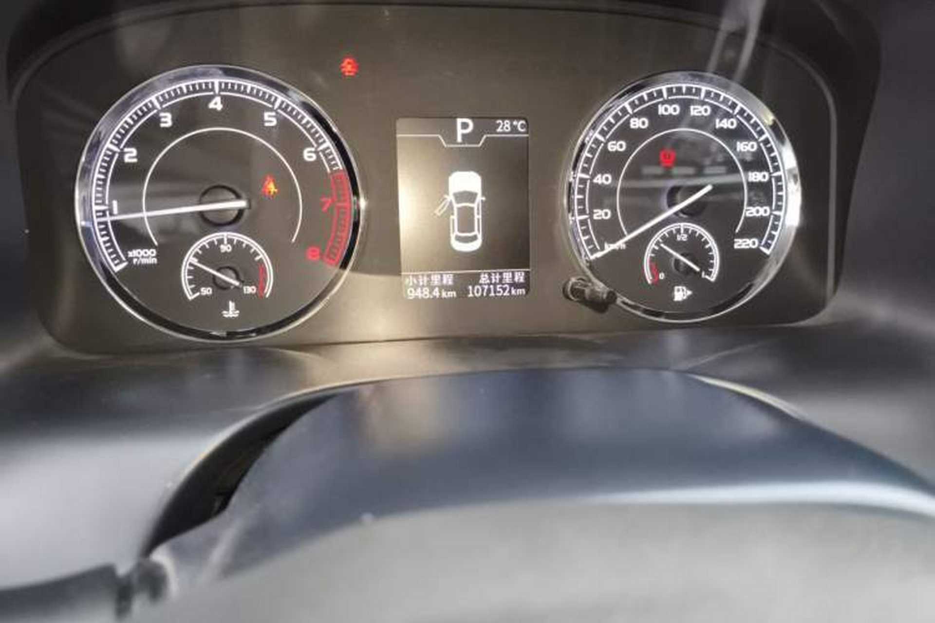 Used TRAUM SEEK 5 2018 1.5T Automatic Lingzhi Edition Odometer Close Up