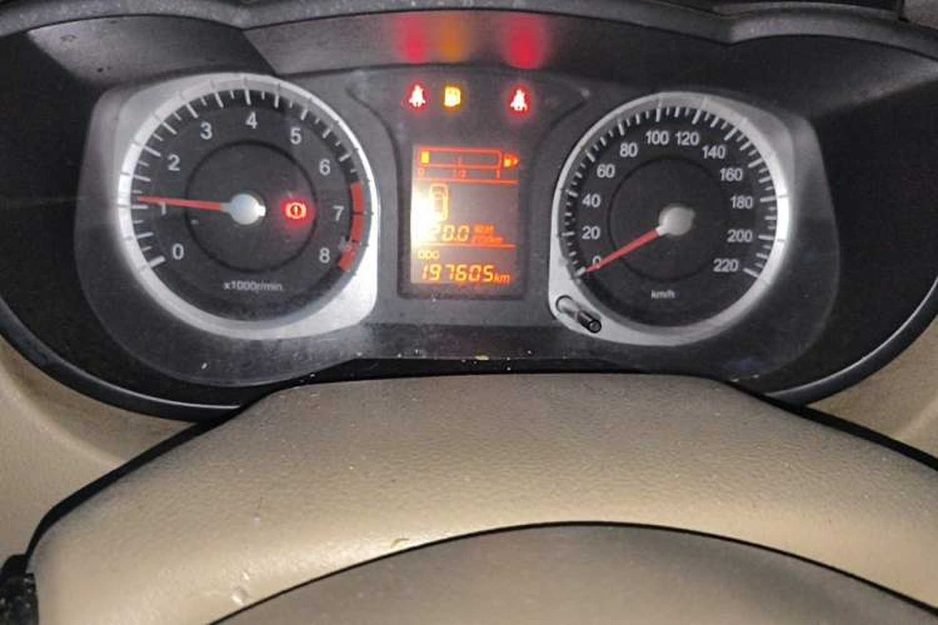 Used Venucia D50 2013 1.6L Manual Luxury Edition Odometer Close Up