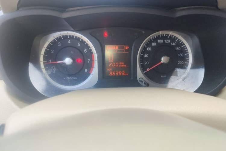 Used Venucia D50 2014 1.6L Manual Splendid Edition Odometer Close Up