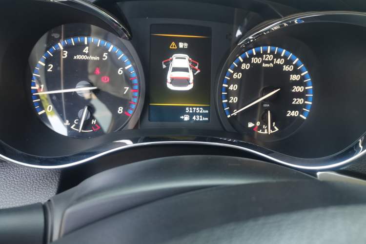 Used Venucia D60 2018 1.6L Manual Smart Connect Elite Edition Odometer Close Up