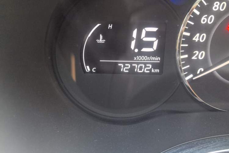 Used Venucia D60 2019 100 000-Yuan Glory 1.6L XE CVT Chenxiang Edition China VI Standard Odometer Close Up