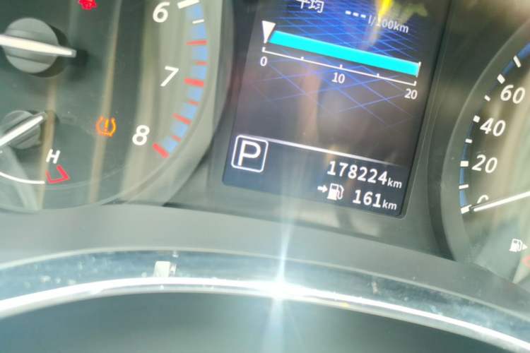Used Venucia D60 2019 100 000 Honor 1.6L XL CVT Chenku Edition China VI Standard Odometer Close Up