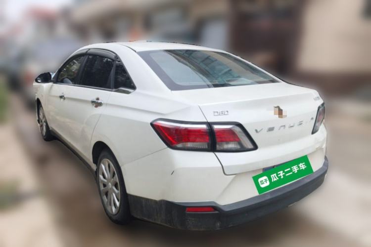 Used Venucia D60 2019 100 000 Glory 1.6L Entry Manual ChenShang Edition China VI Rear Left 45 Deg