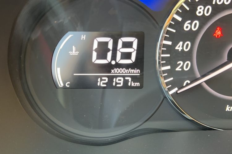 Used Venucia D60 2020 1.6L Entry Manual Comfort Edition Odometer Close Up