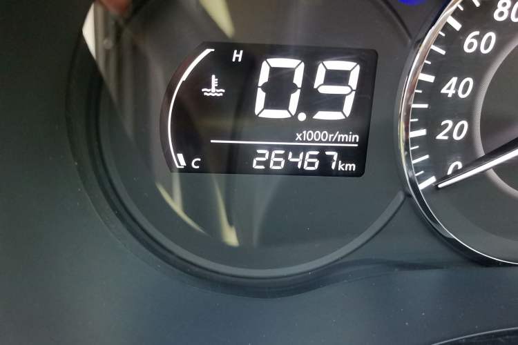Used Venucia D60 2020 1.6L Entry Manual Comfort Edition Odometer Close Up