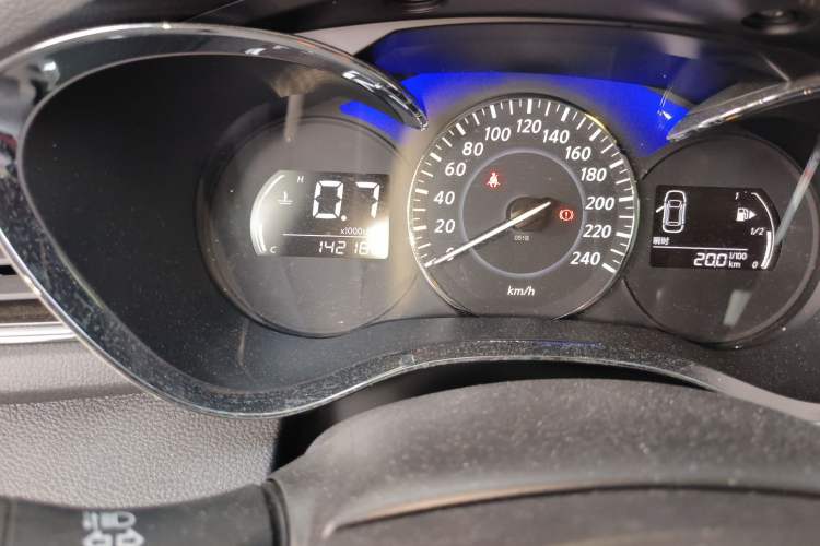 Used Venucia D60 2020 1.6L Entry Manual Comfort Edition Odometer Close Up