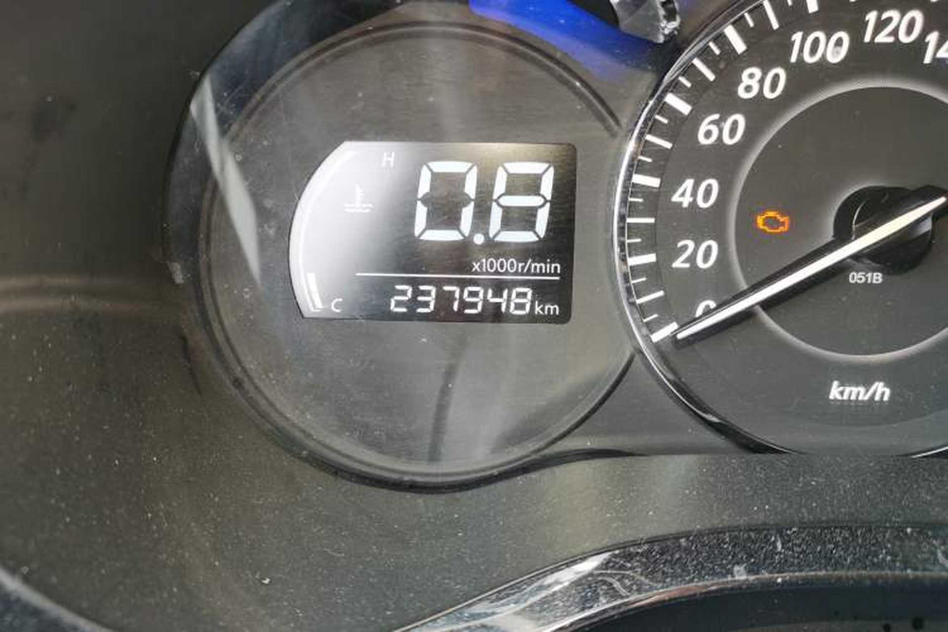 Used Venucia D60 2020 1.6L Entry Manual Comfort Edition Odometer Close Up