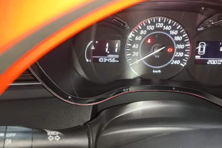 Used Venucia D60 2021 1.6L Entry Manual Comfort Edition Odometer Close Up