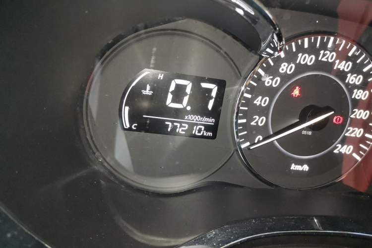 Used Venucia D60 2021 1.6L Entry Manual Comfort Edition Odometer Close Up