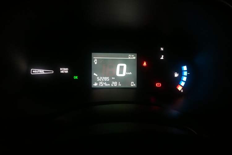 Used Venucia e30 2020 Elite Edition Odometer Close Up