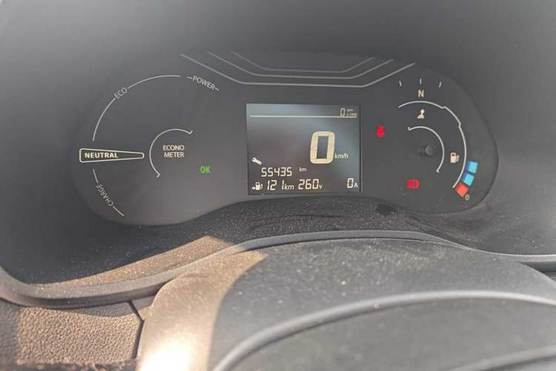 Used Venucia e30 2021 Elite Edition Odometer Close Up