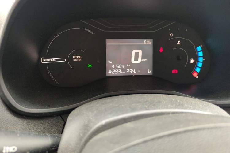 Used Venucia e30 2021 Elite Edition Odometer Close Up