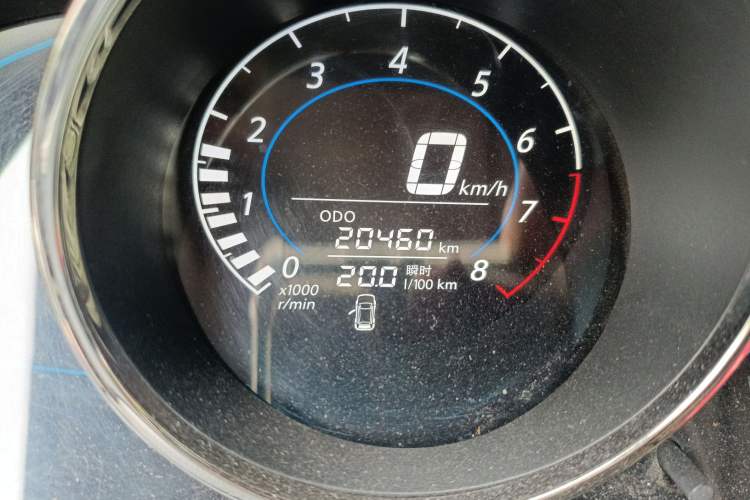 Used Venucia M50V 2017 1.5L XL Manual Comfort Edition Odometer Close Up