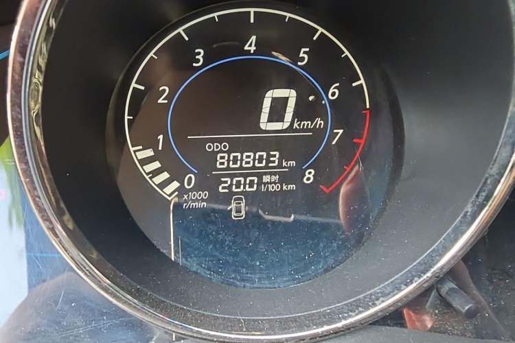Used Venucia M50V 2019 1.5L Manual Comfort Edition Odometer Close Up