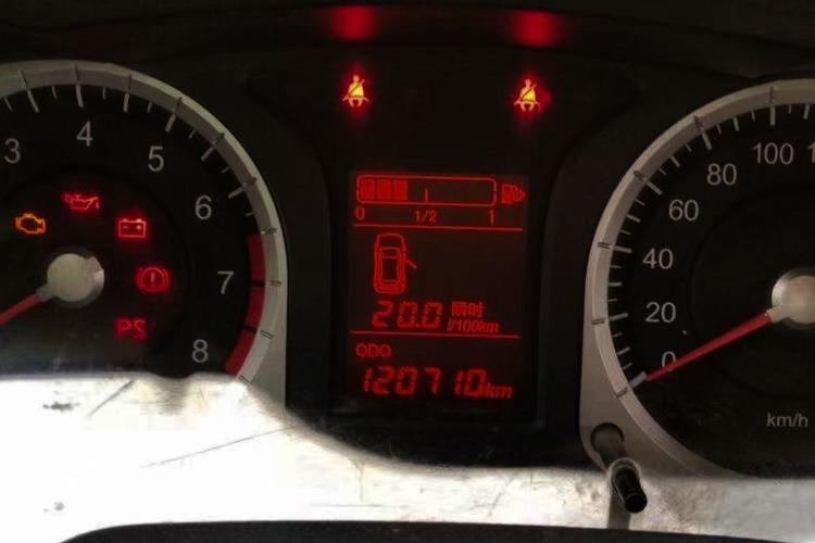 Used Venucia R50X 2013 1.6L Automatic Model Odometer Close Up