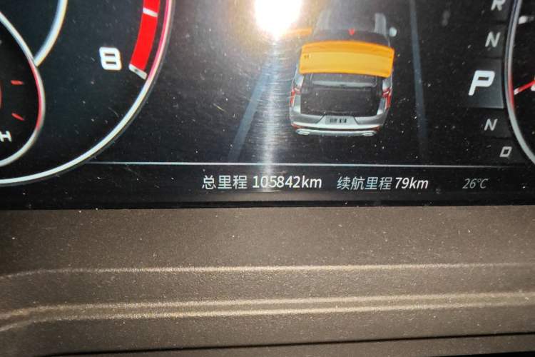 Used Venucia Star 2020 260T Automatic 48V Mild Hybrid Turbocharged Star Edition Odometer Close Up
