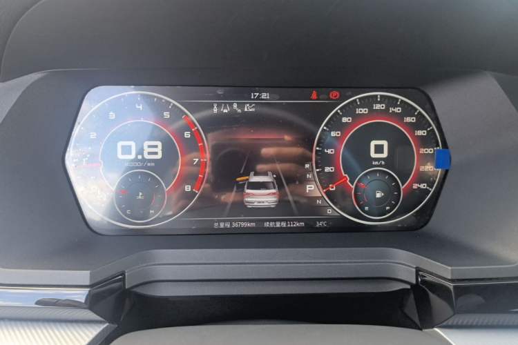 Used Venucia Star 2020 260T Automatic 48V Mild Hybrid Turbocharged Starry Edition Instrument Cluster