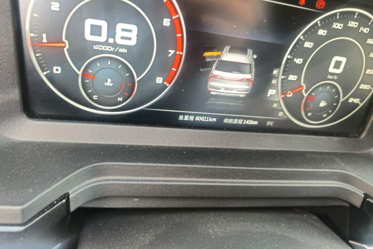 Used Venucia Star 2020 260T Automatic XingShang Edition Odometer Close Up