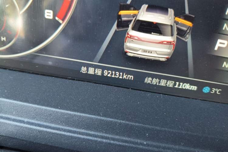 Used Venucia Star 2020 260T Automatic 48V Mild Hybrid Turbocharged Star Edition Odometer Close Up