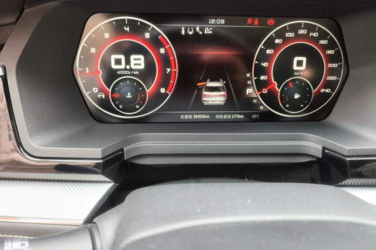 Used Venucia Star 2020 260T Automatic 48V Mild Hybrid Turbocharged Starry Edition Odometer Close Up
