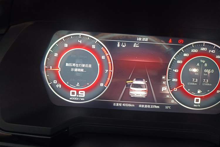 Used Venucia Star 2020 260T Automatic 48V Mild Hybrid Turbocharged Star Edition Odometer Close Up