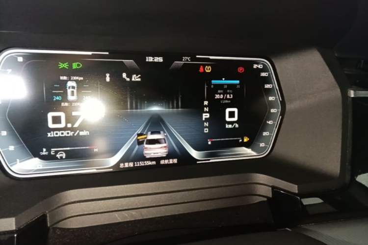 Used Venucia Star 2020 260T Automatic 48V Mild Hybrid Turbocharged Starry Edition Instrument Cluster
