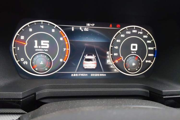 Used Venucia Star 2020 260T Automatic 48V Mild Hybrid Turbocharged Starry Edition Instrument Cluster
