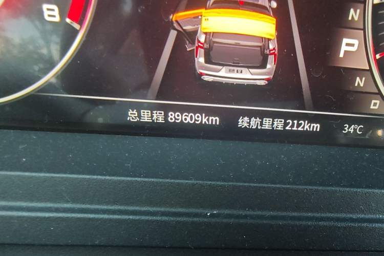 Used Venucia Star 2020 260T Automatic XingShang Edition Odometer Close Up
