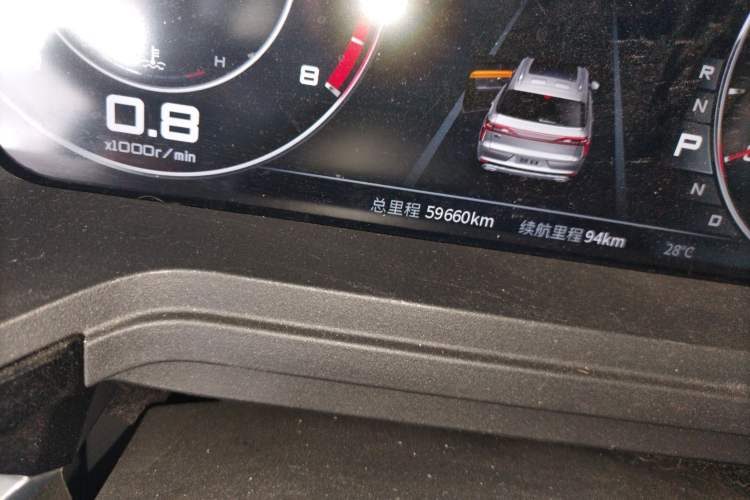 Used Venucia Star 2020 260T Automatic 48V Mild Hybrid Turbocharged Starry Edition Odometer Close Up
