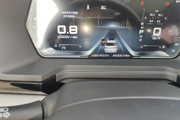 Used Venucia Star 2020 260T Automatic 48V Mild Hybrid Turbocharged Star Edition Odometer Close Up
