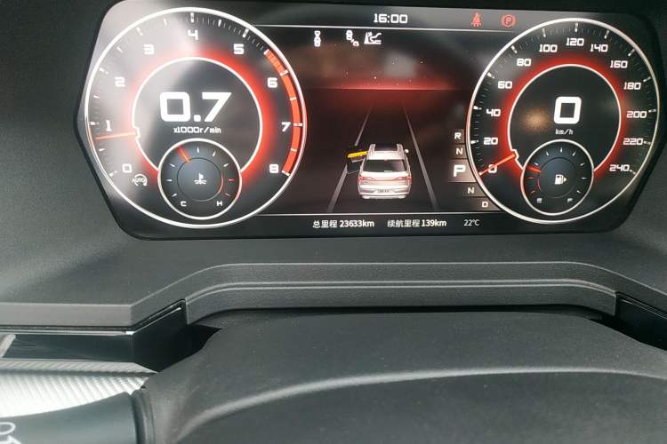 Used Venucia Star 2020 260T Automatic 48V Mild Hybrid Turbocharged Starry Edition Odometer Close Up