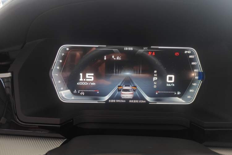 Used Venucia Star 2020 260T Automatic 48V Mild Hybrid Turbocharged Starry Edition Instrument Cluster