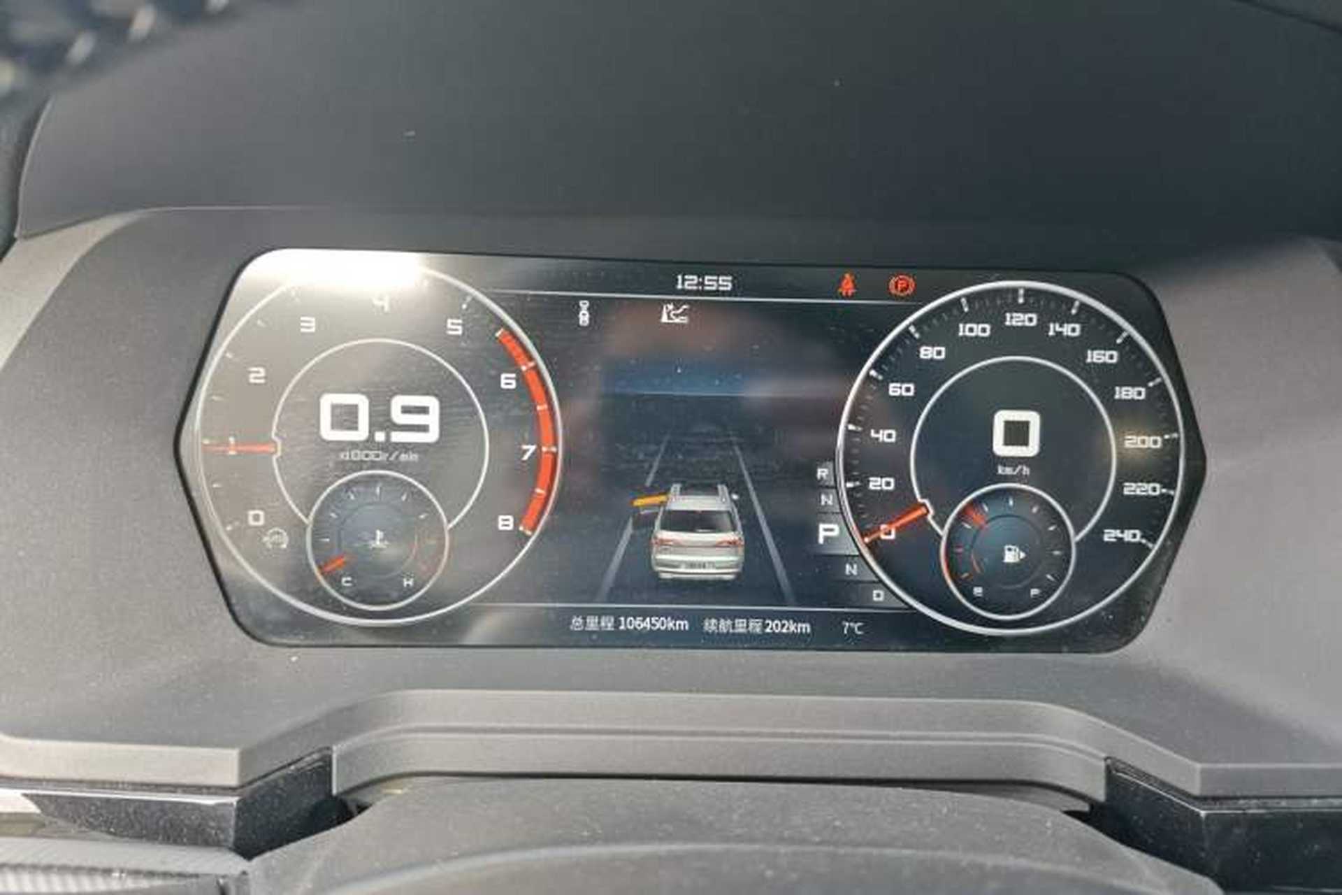 Used Venucia Star 2020 260T Automatic 48V Mild Hybrid Turbocharged Star Edition Instrument Cluster