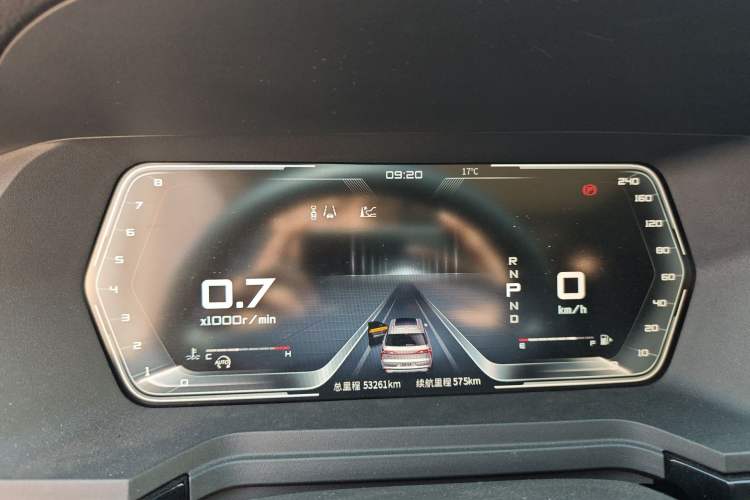 Used Venucia Star 2020 260T Automatic 48V Mild Hybrid Turbocharged Star Edition Odometer Close Up