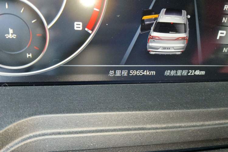 Used Venucia Star 2020 260T Automatic 48V Mild Hybrid Turbocharged Starry Edition Odometer Close Up