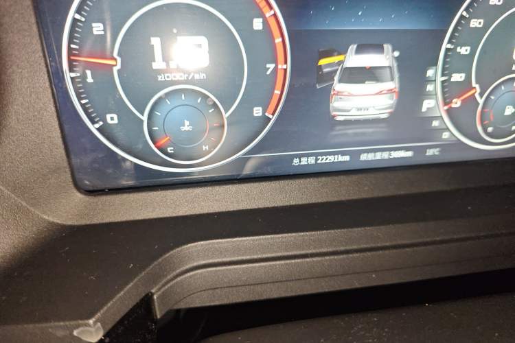 Used Venucia Star 2020 260T Automatic XingShang Edition Odometer Close Up