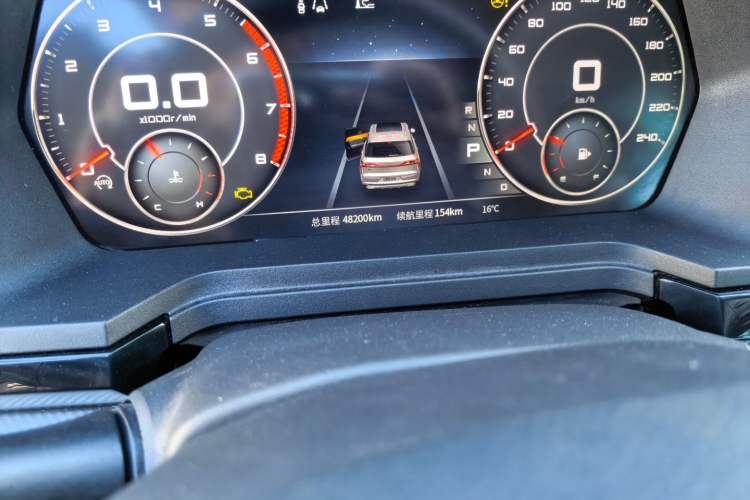 Used Venucia Star 2020 260T Automatic 48V Mild Hybrid Turbocharged Star Edition Odometer Close Up