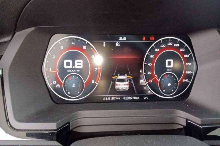 Used Venucia Star 2021 260T Automatic 48V Mild Hybrid Turbocharged Star Achieve Edition Instrument Cluster